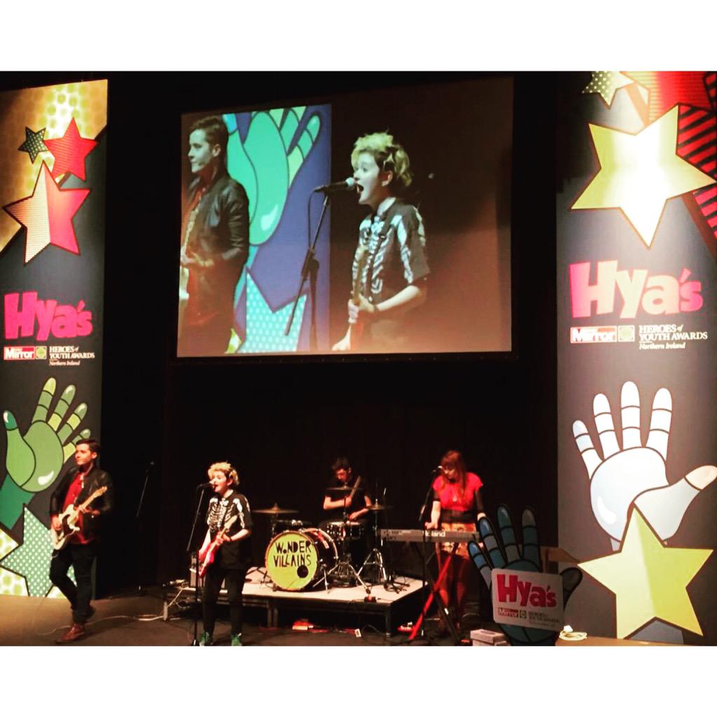 Had a blast playing at the <a href="/HeroesofYouth/">Heroes of Youth</a> Awards last night in The MAC. Big shout out to all the awesome winners!!