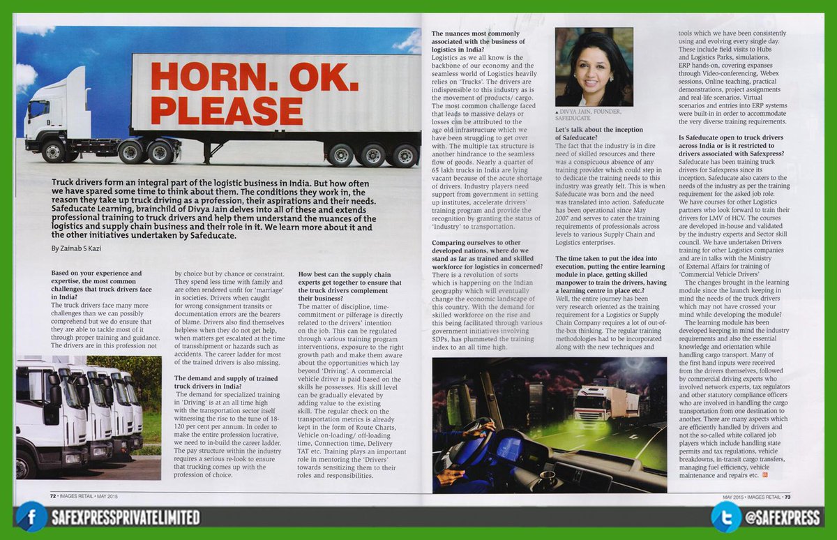 Safexpress tweet media