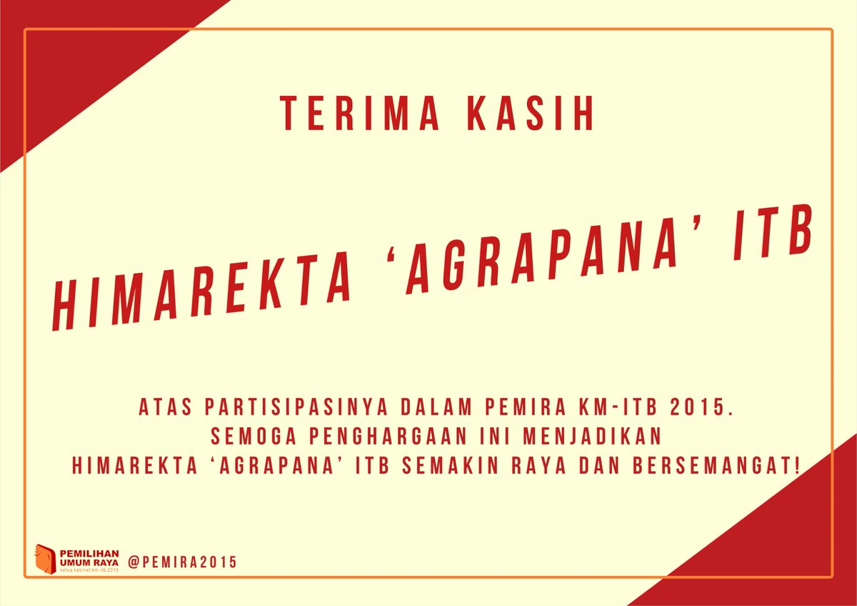 PEMIRA ITB 2015 tweet media