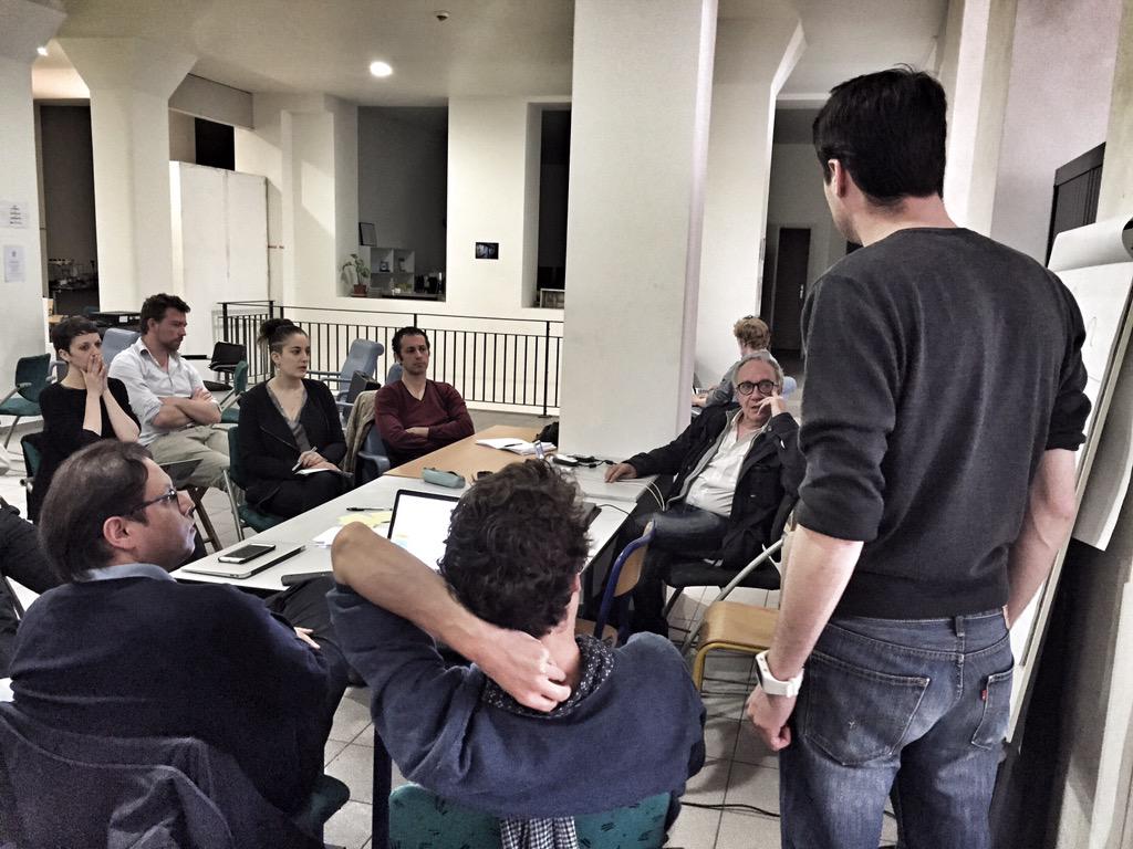 NicolasLoubet's tweet image. [Pic] #echopen @OFresnoye recueille les premières pistes de spécification(s).