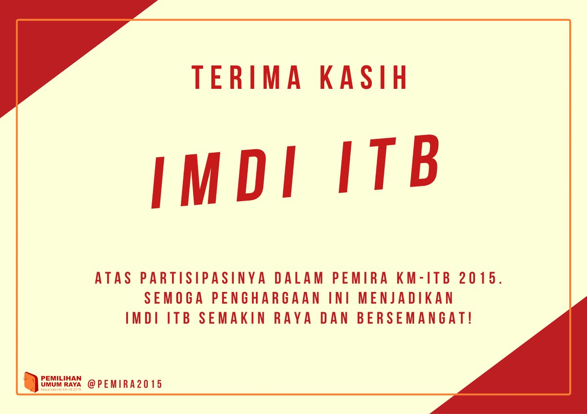 PEMIRA ITB 2015 tweet media