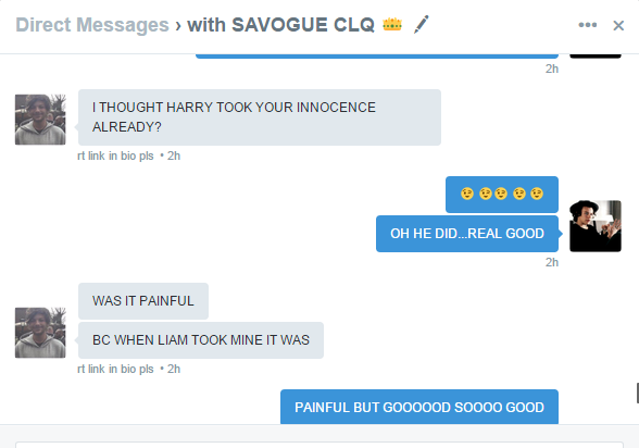 THESAVOGUECLQ's tweet photo. "CHANGES CLQ NAME FROM SAVOGUE TO MALIVOGUE" HAHAHAHHA -@Z0UISCIDALX @HORAYNEBITCH @douceharry http://t.co/4TEnhOjuKa