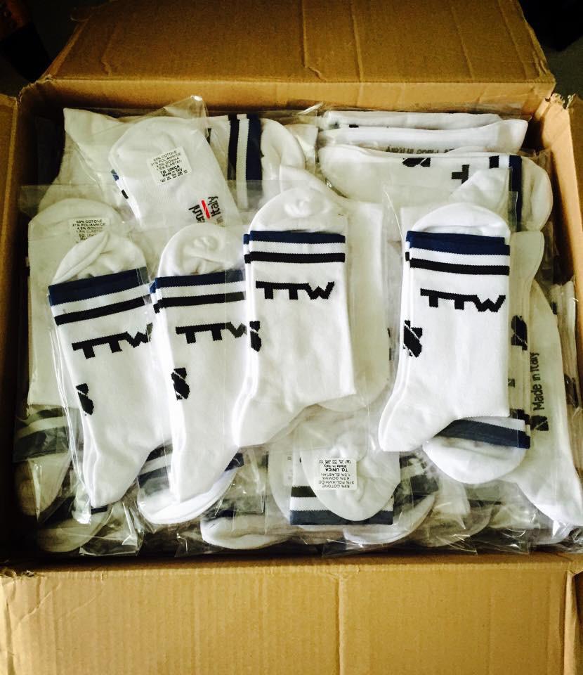 De sokken zijn ook binnen!!