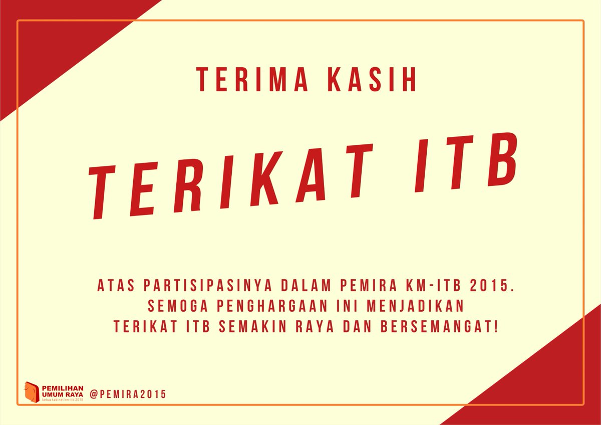 PEMIRA ITB 2015 tweet media
