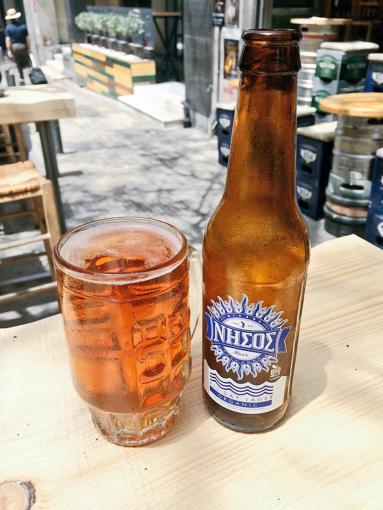 Crisp Nissos lager. This, on a hot day my friend, is the only thing that matters! <a href="/nissosbeer/">Μπύρα ΝΗΣΟΣ</a> <a href="/ContikiNZ/">Contiki NZ</a>