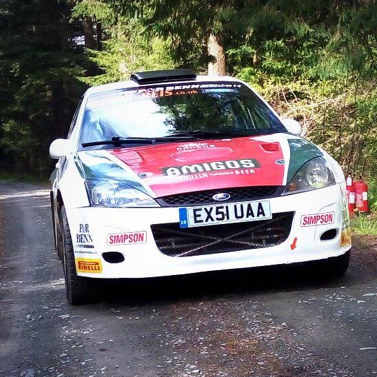 Joint leader with Weston Jnr after 2 stages. Steady start to the morning, good to get the feel of the car again!