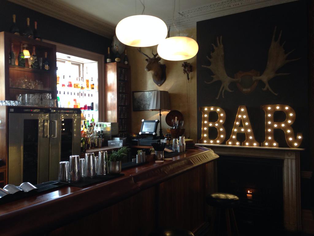 <a href="/lighthausevents/">LightHaus Events</a> BAR letters are perfect in the champagne bar <a href="/GoldbrickHouse/">Goldbrick House</a> #wedding #styling