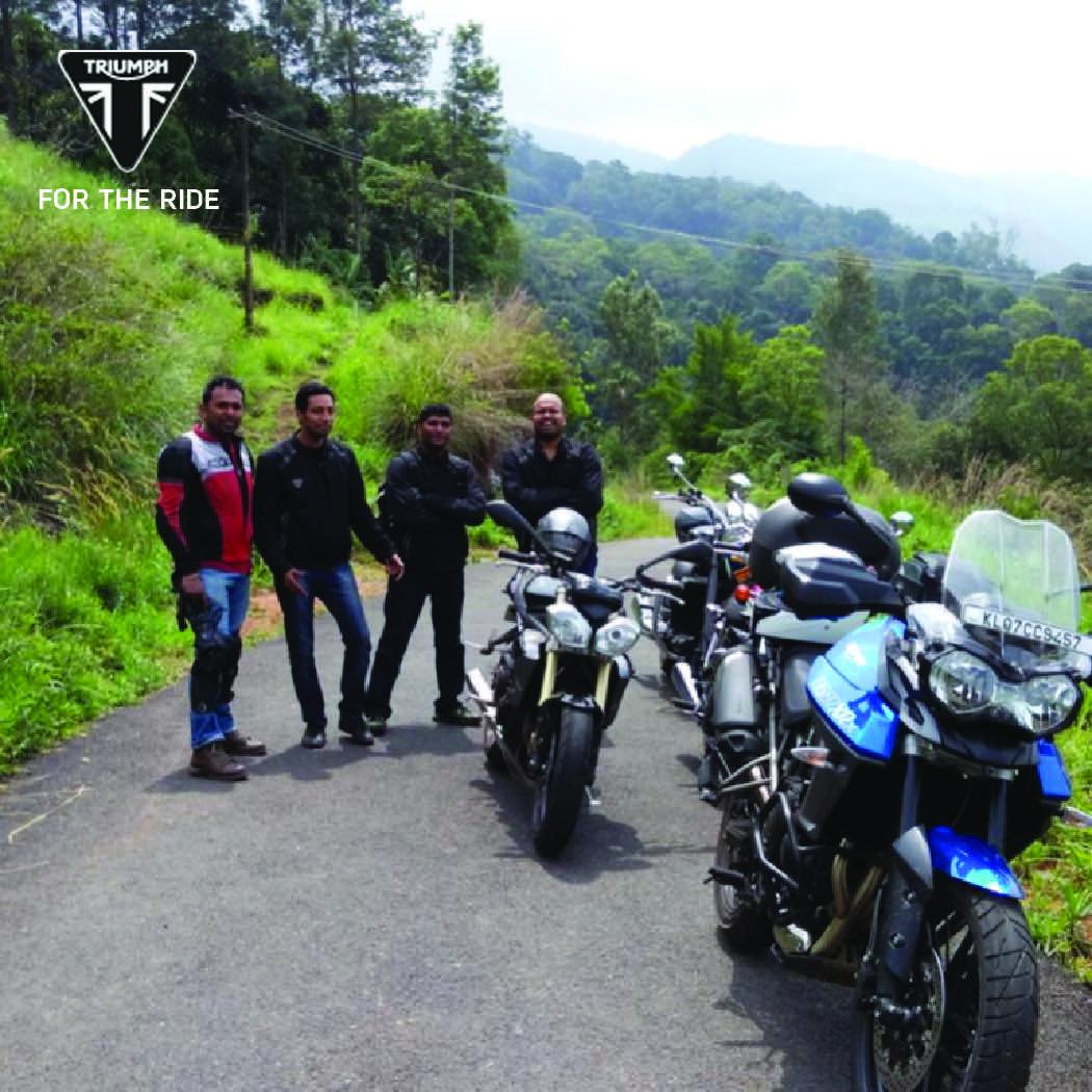 RAT Cochin on a weekend trip to Bison Valley. #TriumphRides
#YourTriumphMoment #ForTheRide