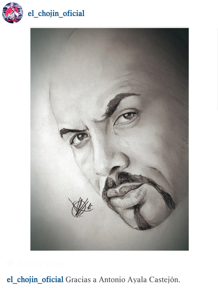 ChojinNoticias's tweet photo. Nuevo retrato de @ElChojin_net. Precioso y realista. http://t.co/DkMQz2Md73