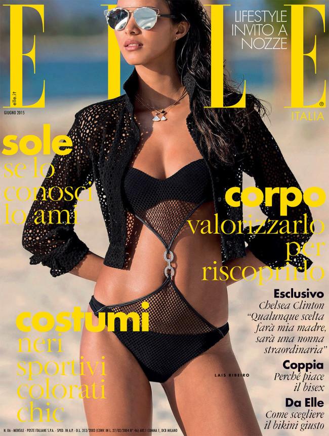nicolasvillar12's tweet image. Victoria's Secret Supermodel Angels &amp;gt; Lais Ribeiro on Elle Italy June 2015 #Cover