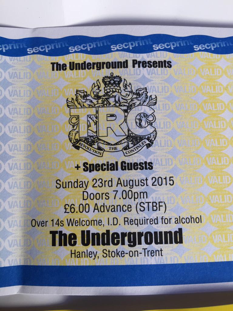 J9PVFC's tweet image. Ticket purchased for @TRCofficial #samebutbetter #H.A.T.E.R.S #bastard #heartless #TEAMUK #Sweatbox