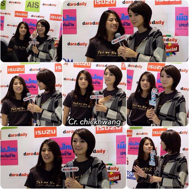 NanHongyok's tweet photo. ช่วงสัมภาษณ์ #partyddsocial #YesOrNo2_5 #hypk #หงหยก #นันหงหยก #AF10 #nanhongyok #nhyfamily http://t.co/sSVHw1x3mP