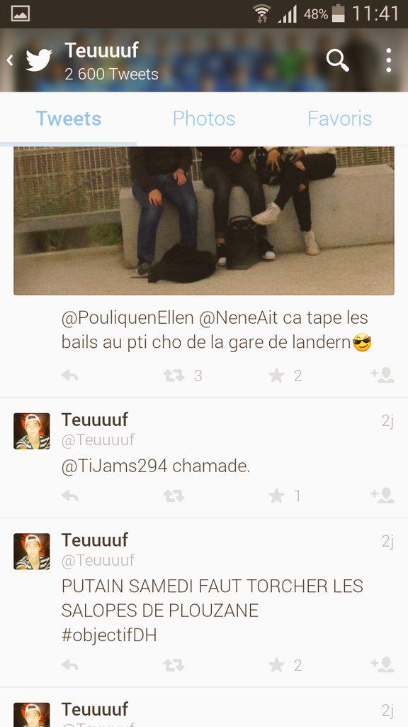 Maxamsaou's tweet photo. On est peut être des salopes mais nous on s'est pas fait rattraper à deux journées de la fin ⚽⚽ http://t.co/em5DLaD7zW