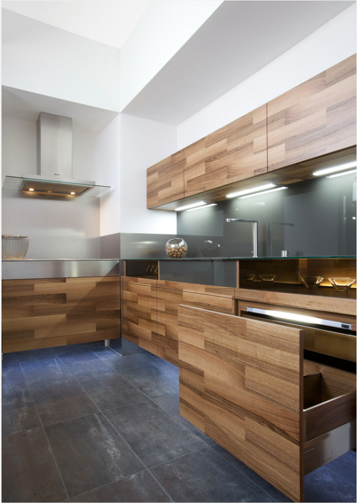 Ultramodern look in Slovenian kitchen remodel