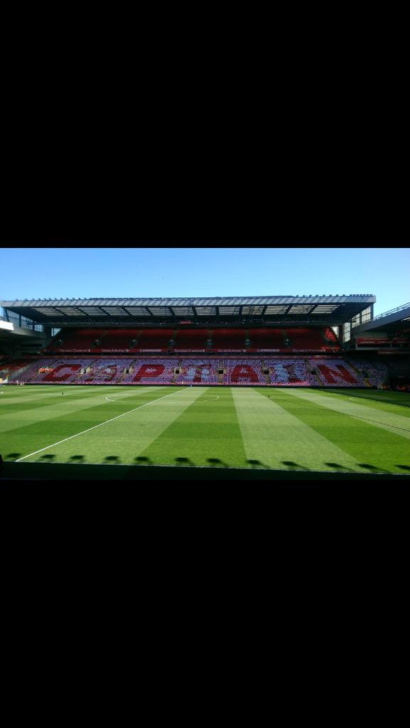 DanielAgger's tweet photo. I wish I could be there tonight! I know Stevie gets the farewell he deserves. Ynwa http://t.co/gpgd1dAgdl
