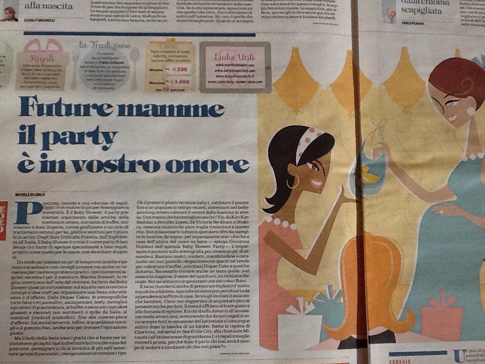 Su #Repubblica la nostra intervista dedicata 
al #BabyShower !!