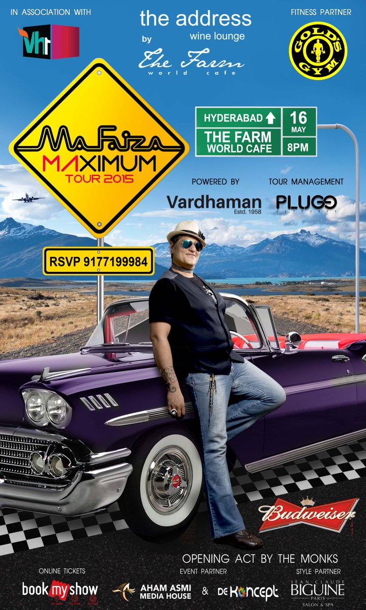 PluggNetworks's tweet photo. #Hyderabad goes hyper #Today at EDM Empress @mafaiza 's #MAximumTour at The Address Wine Lounge at The Farm!! http://t.co/qO9Zjcs7cy