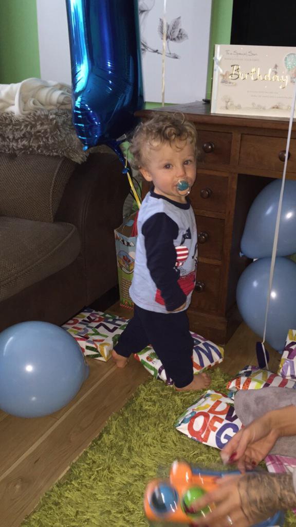 tattsnuts's tweet photo. Happy 1st birthday to our little baby boy @xlbx_ http://t.co/a1LKop1c0g