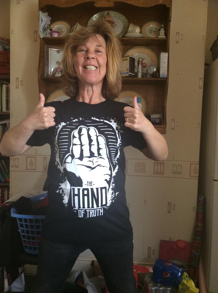 Just_lookingxo's tweet photo. @djh3max @alsmiffy @trottimus Got this delivered to my parents house not my uni address, what a mistake. #handoftruth http://t.co/hpwNrDQDbl