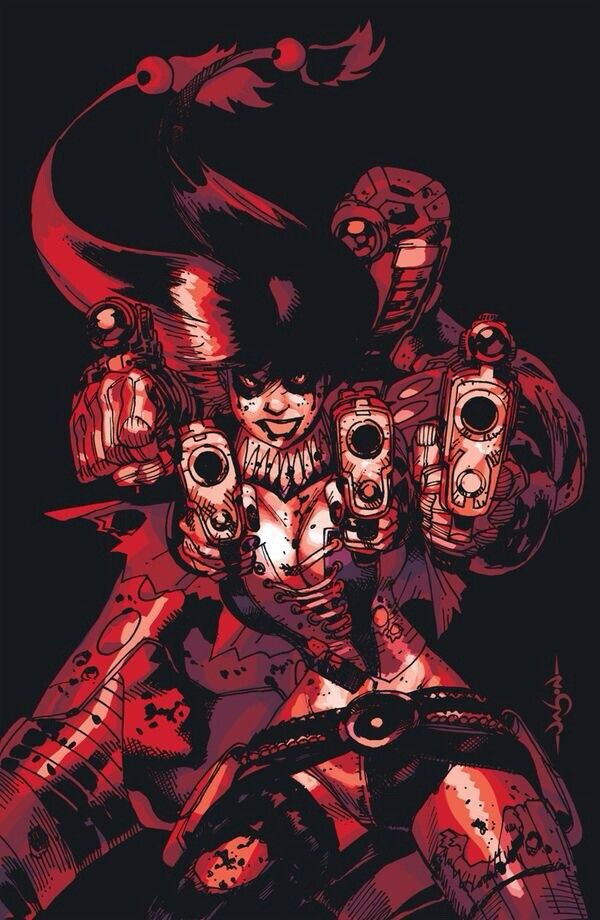 Devoted_Harley's tweet image. Deadshot and I look awful cute together, don't we?
