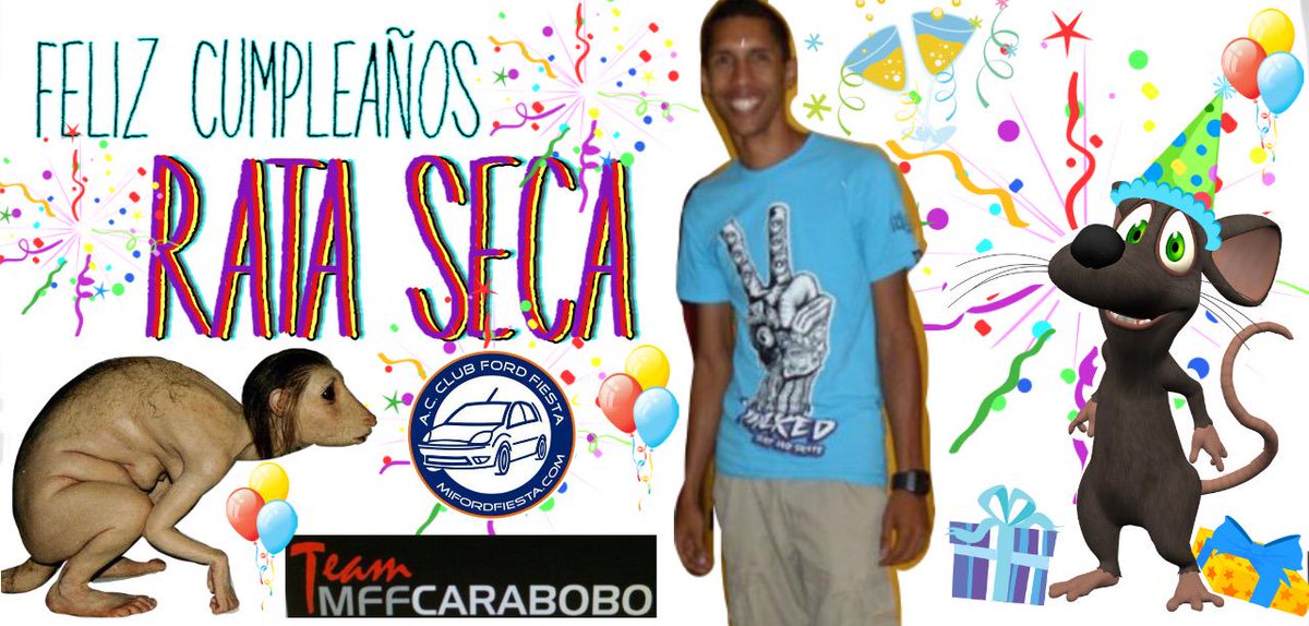 MFFCarabobo's tweet photo. Feliz cumpleaños a nuestro compañero Luis Gustavo mejor conocido como #ElRataSeca #TeamMFFCarabobo http://t.co/WLuD7FS7uh