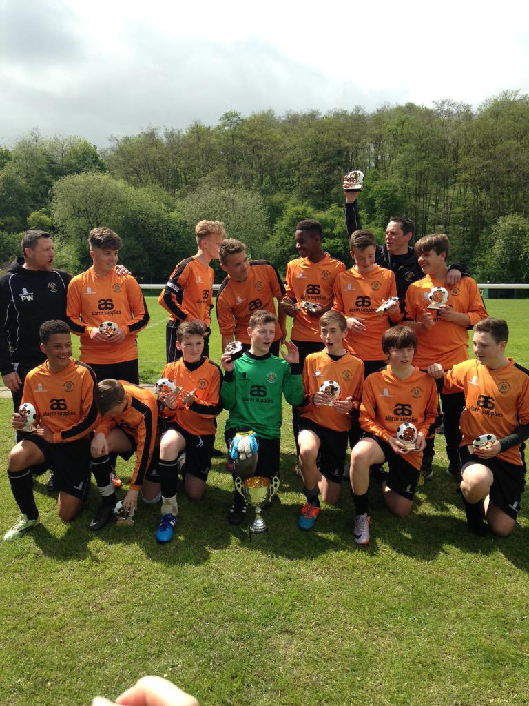 RDJFC's tweet photo. Congratulations to our U14s who have won the subsidiary cup. Well done boys! #comeonroach http://t.co/u3K55Libhr