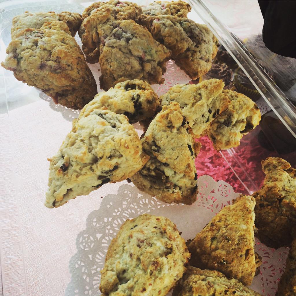 WarmSugarBakery's tweet photo. @TrexlerFarmMkt today with scones &amp; much more! http://t.co/lyFLj5CYxh