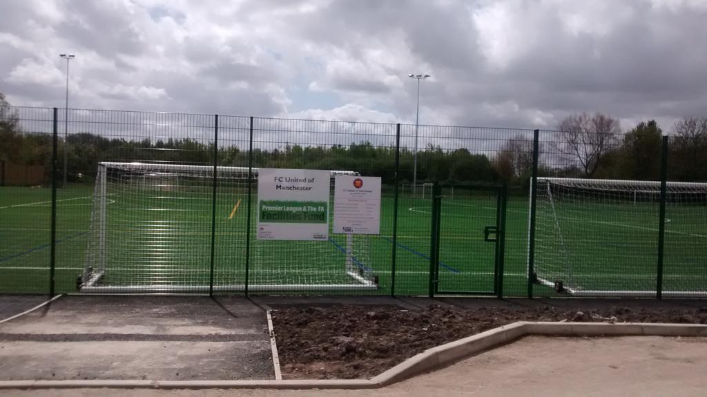 david_conn's tweet photo. At @FCUnitedMcr new stadium, superb facilities for team &amp; community use. Note: part-funded by PL, FA, from TV money. http://t.co/KeDHEhyS5z