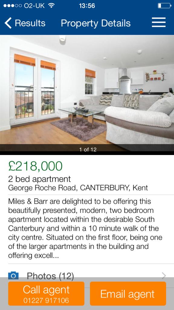 Pmsullivan1983's tweet photo. Flat in cabtwrbury for sale - visit rightmove http://t.co/hm0crK0YTD