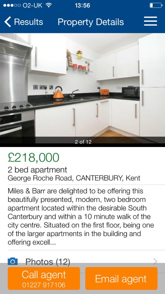 Pmsullivan1983's tweet photo. Flat in canterbury for sale - visit rightmove http://t.co/R8dDda0xEf