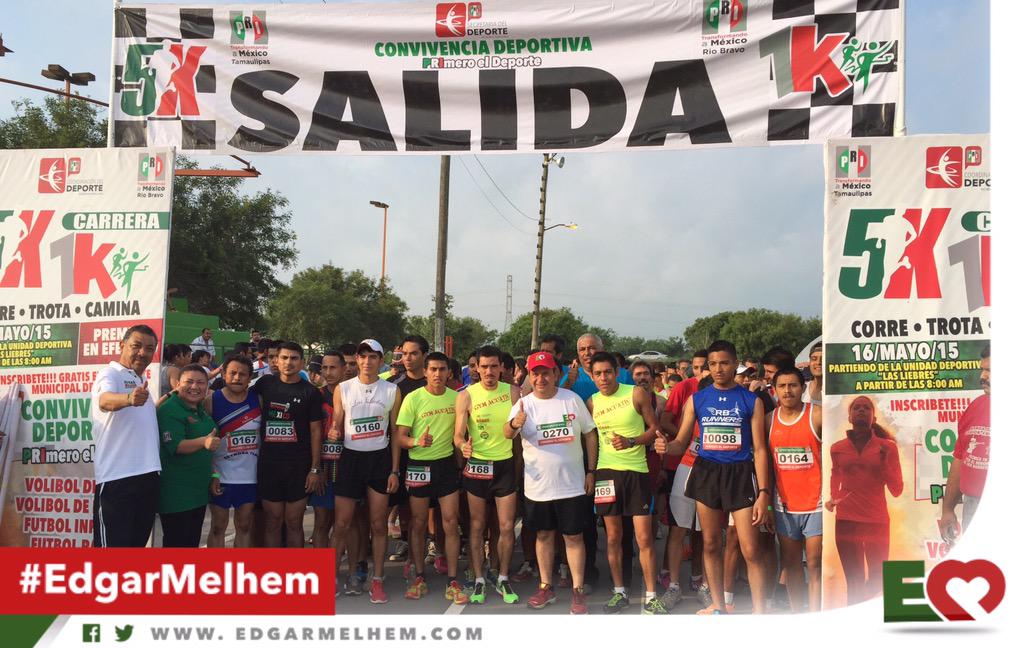 edgarmelhem's tweet photo. Buenos Días, Arrancando el día en Convivencia Deportiva PRImero del deporte en #RioBravo. #FelizSabado a todos/as http://t.co/7EdWc8bnrA