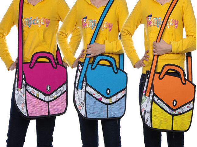 oneclick_shop's tweet photo. VANITY DRAWING 3D COMIC MESSENGER BAG http://t.co/RVYahLbHIH #oneclickshop #3dbags http://t.co/GY8N80cc4V