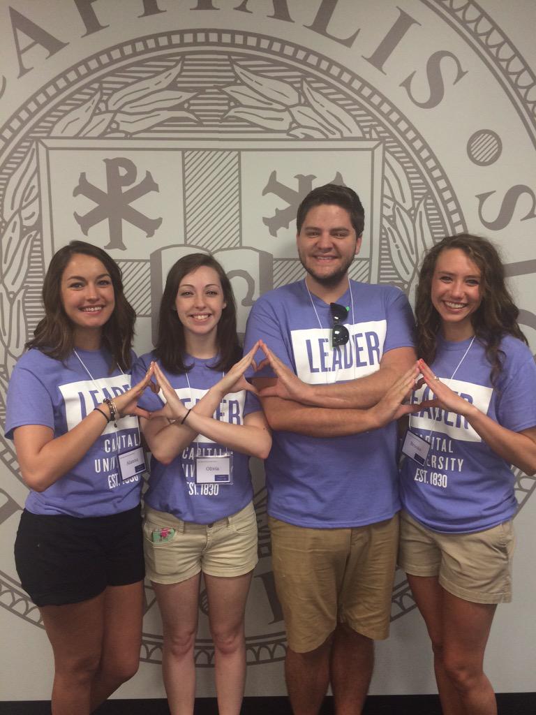 PhiSigAtCapital's tweet photo. Welcome class of 2019! We are so excited to have you on campus today. #CapSO15 #capbound #CAPFAM http://t.co/if90erlBgr