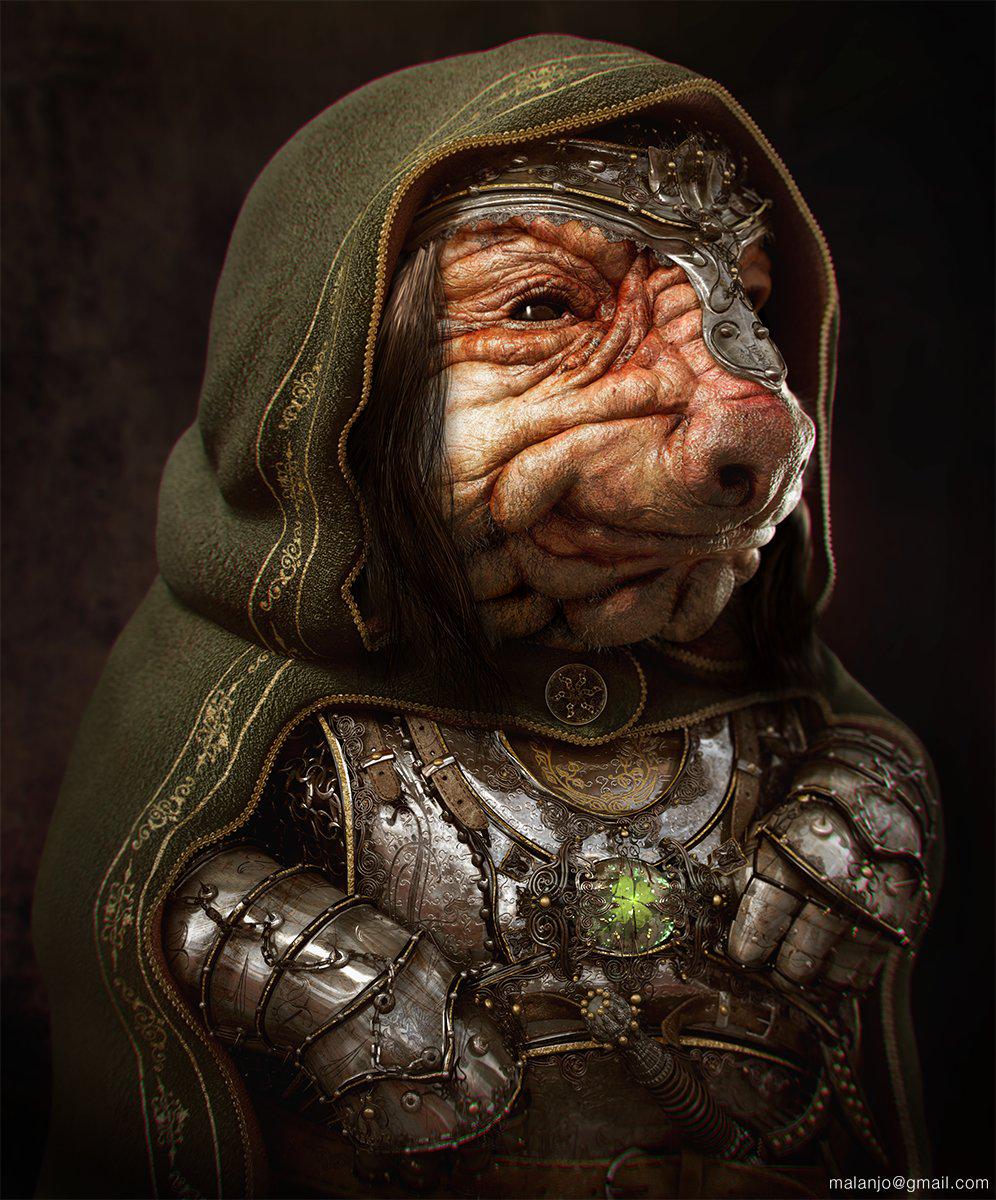 "The Special One" created by Malanjo buff.ly/1KJwfJ6 #creatureart #characterart #3dart