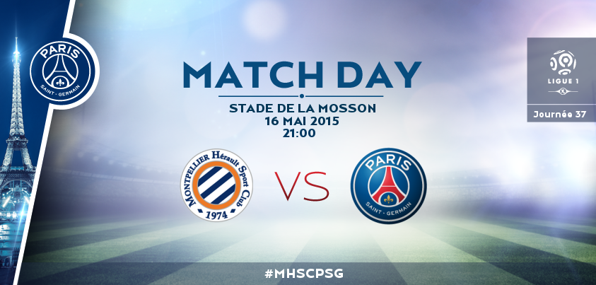 PSG_inside's tweet photo. H-5 avant le match capital face à Montpellier ! #TousParis http://t.co/2jrcXq8Mbn