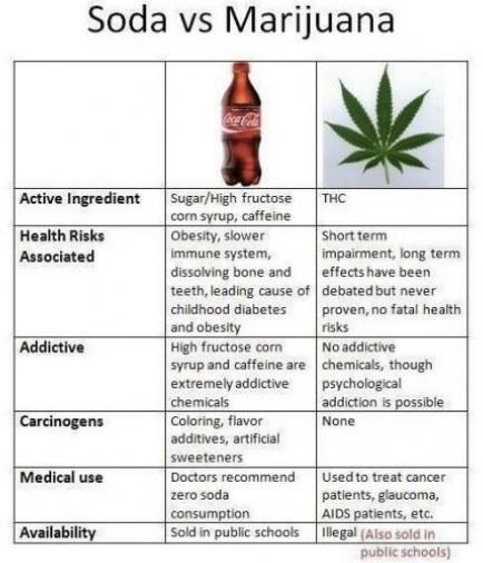 Soda vs Marijuana