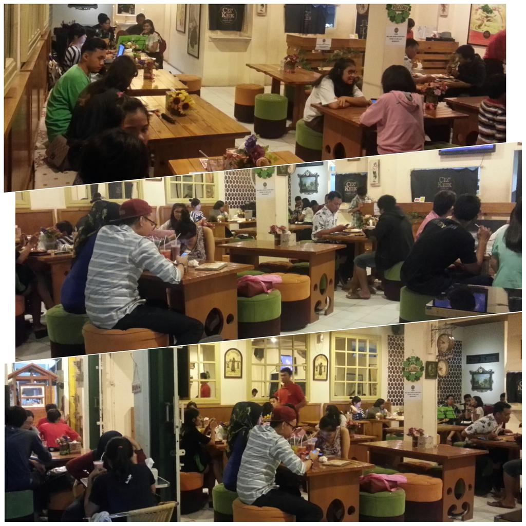 Malem mingguan ke <a href="/Ciz_Keik/">Ciz' Keik</a> aja,rame lho ;)