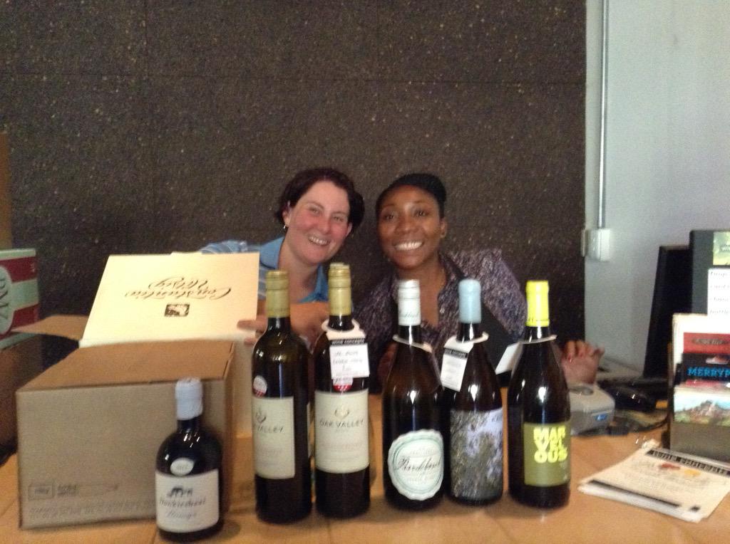 WineMenuSA's tweet photo. They're the working girls #birthdayBash2 http://t.co/nWE0H3FQ8r