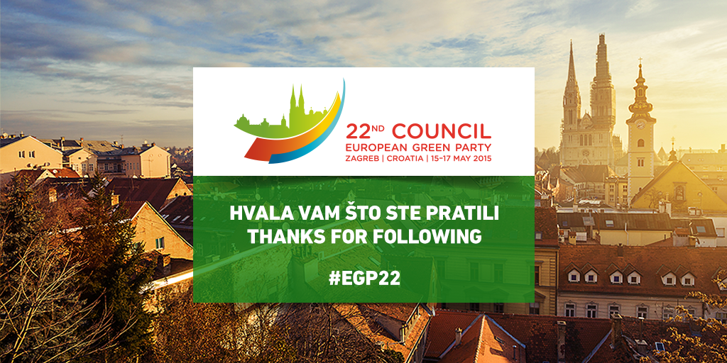 europeangreens's tweet photo. 22nd Council Meeting of the @europeangreens has come to a close - Thanks to all who attended or took part - #EGP22 http://t.co/lhxYVwEdbp