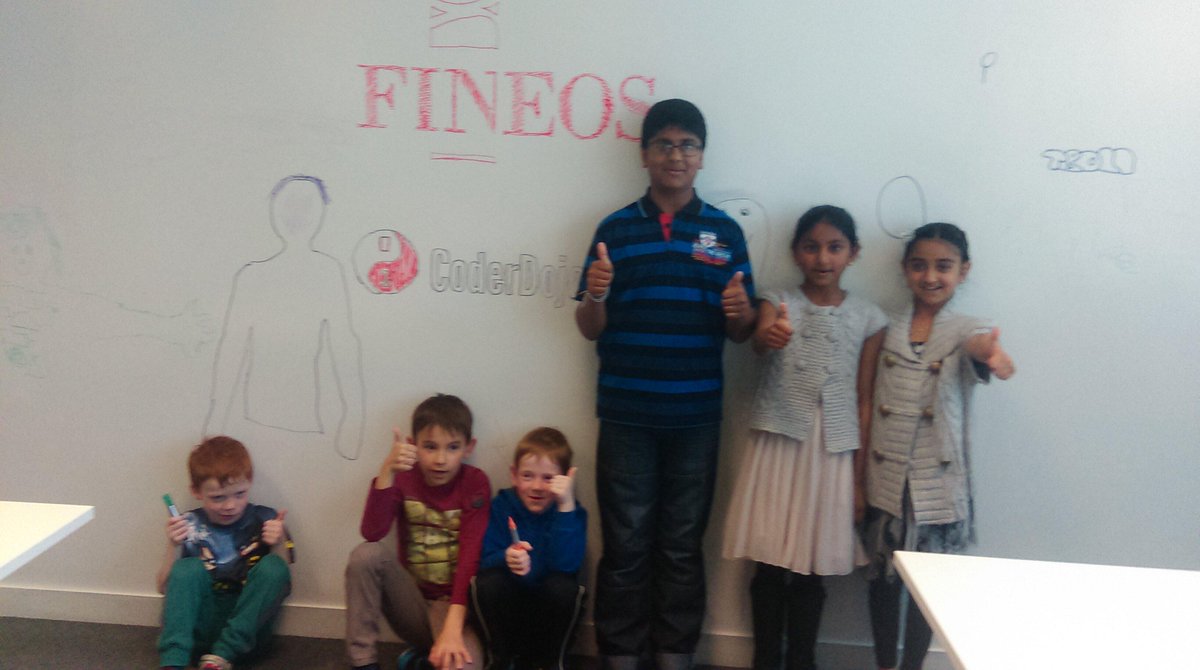 CoderdojoFineos's tweet photo. @liaonet #FINEOS @Coderdojo kids get ready for @coolestprojects http://t.co/X4ouuIMw16