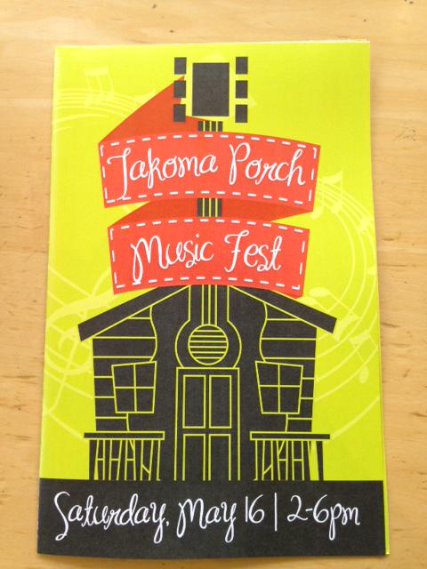 #takomaporch is today!!!  2-6pm.  Free and fun.