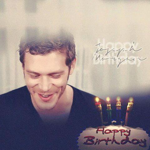 Happy Birthday Joseph Morgan te amo muito meu JoMo 