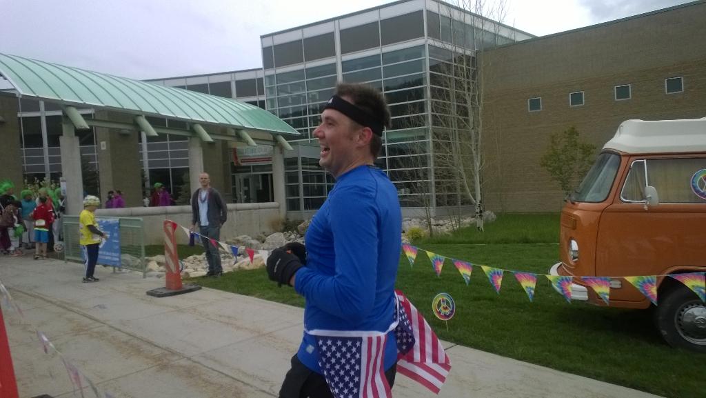 SummitCountyUT's tweet photo. Leg two, Team Summit County represented by Planner AC Caus #Runningwithed http://t.co/5AjHdareze