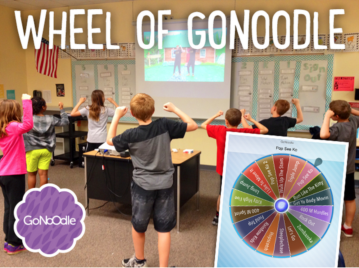 GoNoodle's tweet photo. Genius idea: how to make a digital GoNoodle wheel! via @C_Leuen http://t.co/eKGhpPxaRA http://t.co/kl4fHWzYix