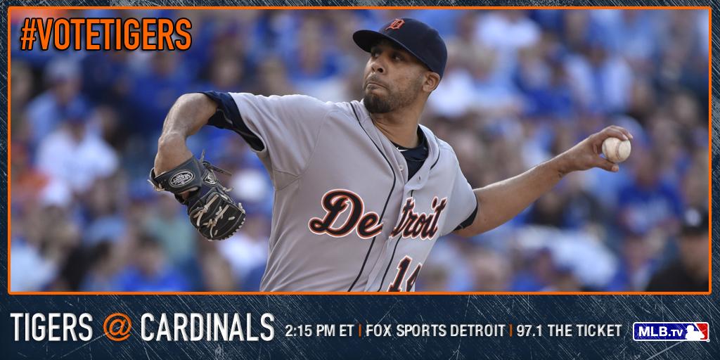 tigers's tweet photo. .@DAVIDprice14, #Tigers take on Cards at 2:15 ET on @FOXSportsDET, @MLBTV &amp; @971theticketxyt. http://t.co/UmKMlVztzq http://t.co/6n09lqt2Xj