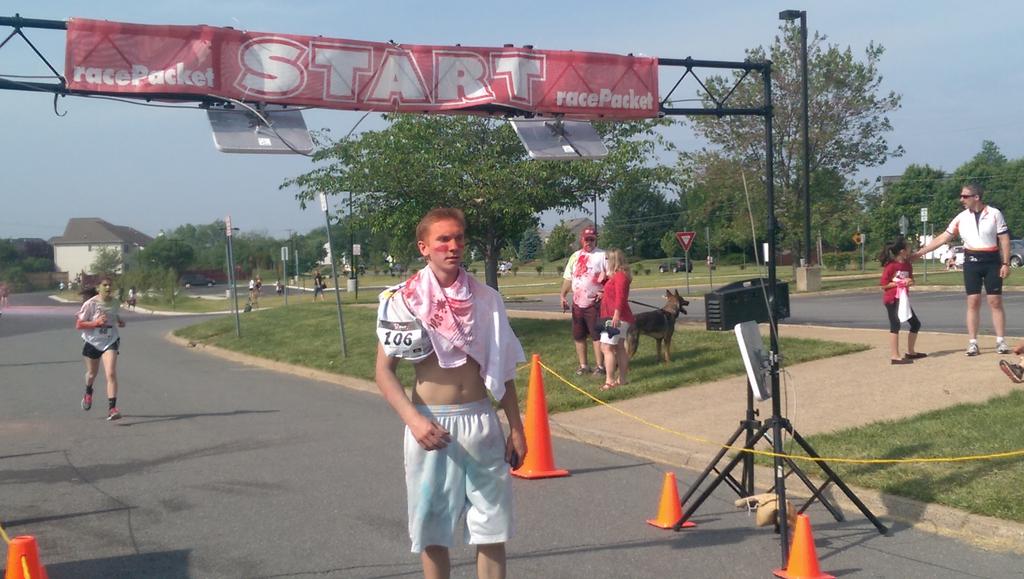 "Wear your race number visibly on your outermost layer of clothing"...Guess this works <a href="/BroadRunNHS/">Broad Run NHS</a> #BroadRunColorRun