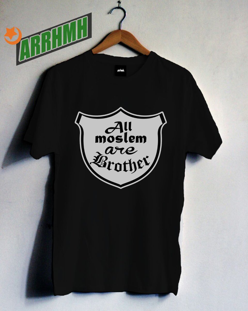 All moslem are brother. #distromuslim . 75rb sudah termasuk donasi. Order : 54B55B2D.