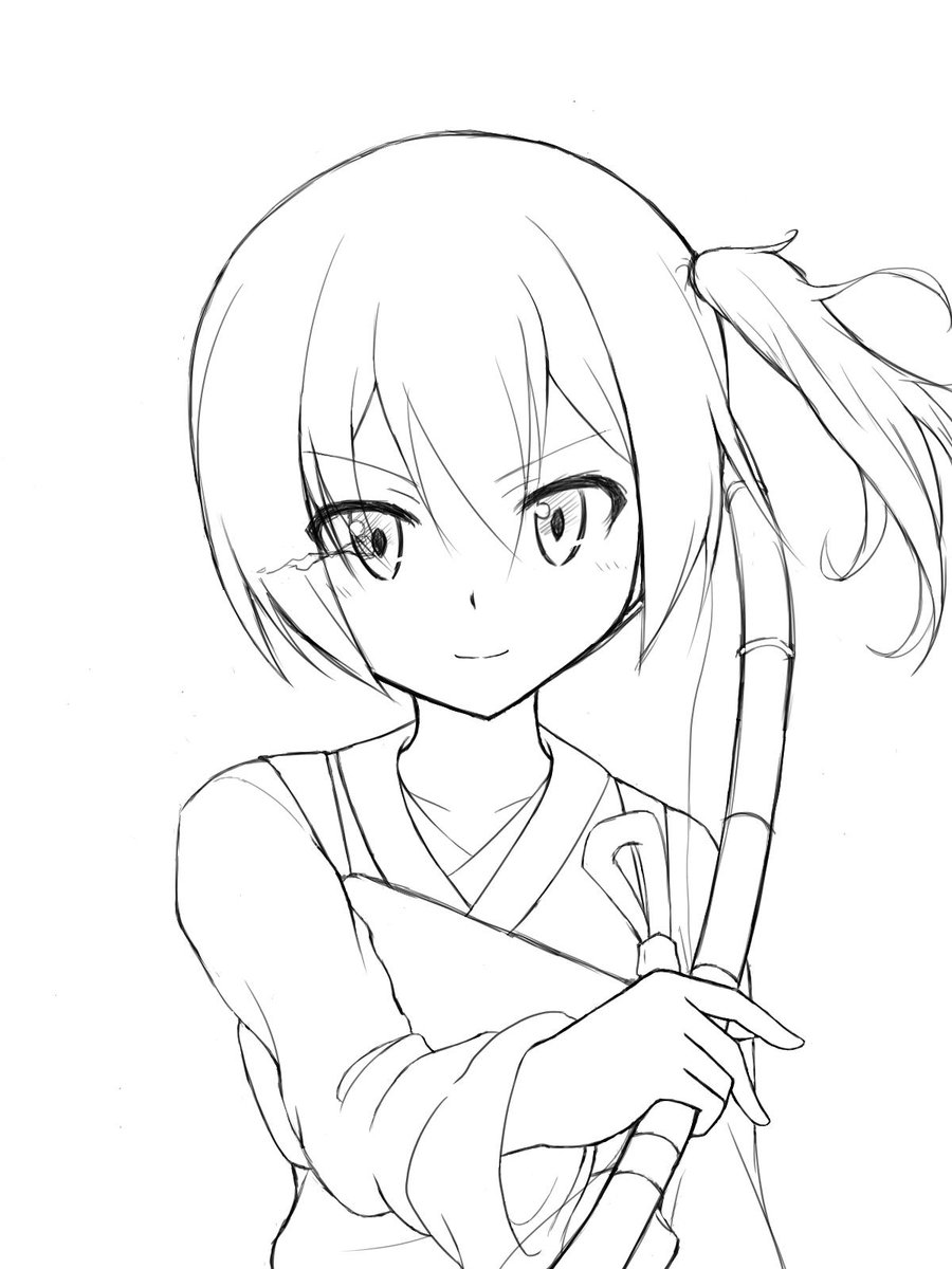 加賀さん欲しすぎて描いてしまった 