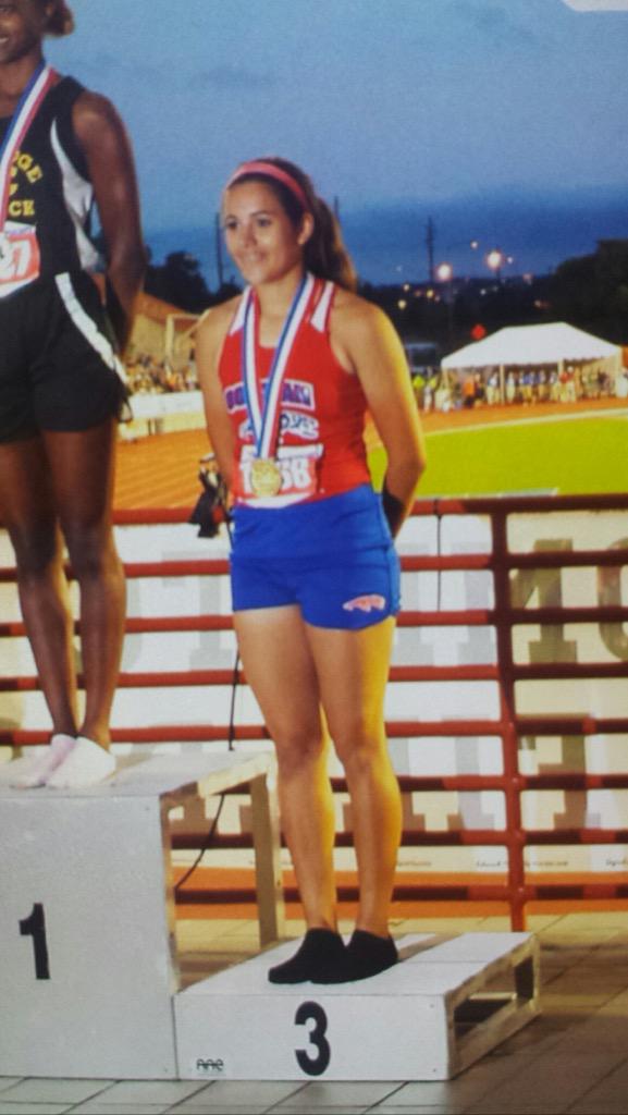 GormanISD's tweet photo. That medal looks good around your neck Jessica #freshman #justabeginning #workingforgold http://t.co/j1wZ4KnoIe