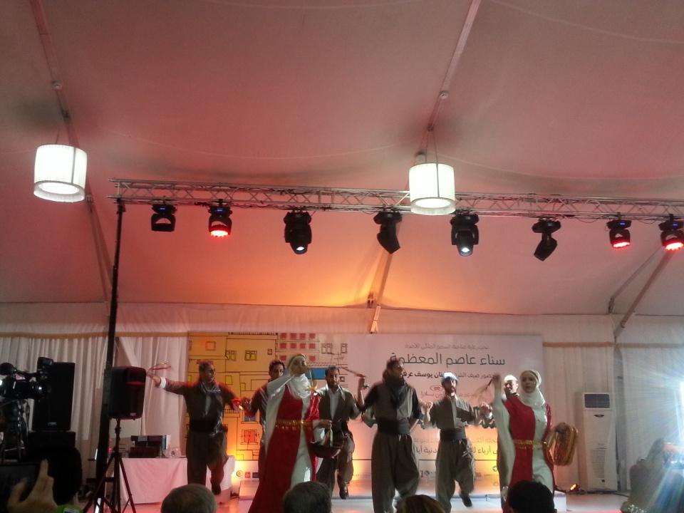 MohKhlaifat's tweet image. عرض للفلكلور الكردي في #يوم_المدينة_العالمي 
#مركز_زها